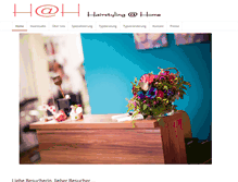 Tablet Screenshot of hairstyling-at-home.de